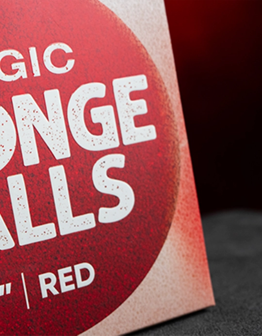 Sponge Balls - Rosii - 7.5 cm by Murphy's Magic
