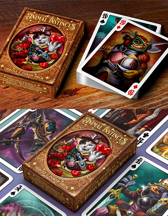 The Animal Instincts Poker and Oracle (Vrajitor) - Carti De Joc