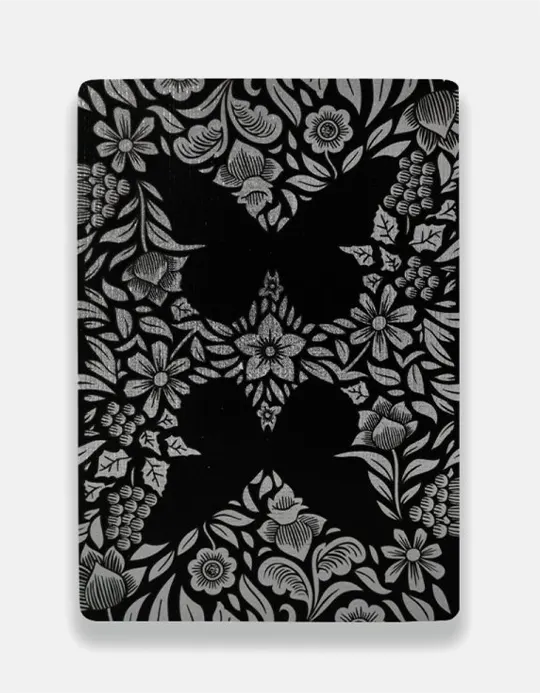 Butterfly - Silver - Fara marcaj - Carti de joc