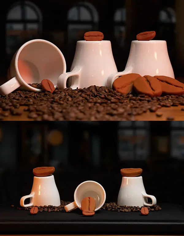 Amazing Coffee Cups and Beans (gimmick si instructiuni online)