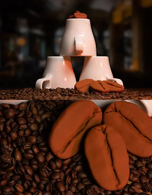 Amazing Coffee Cups and Beans (gimmick si instructiuni online)