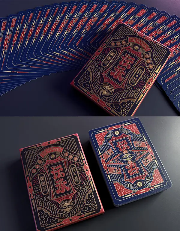 Densho (Blue) - Carti de joc