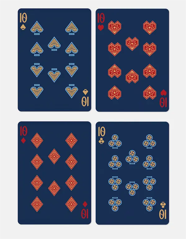 Densho (Blue) - Carti de joc