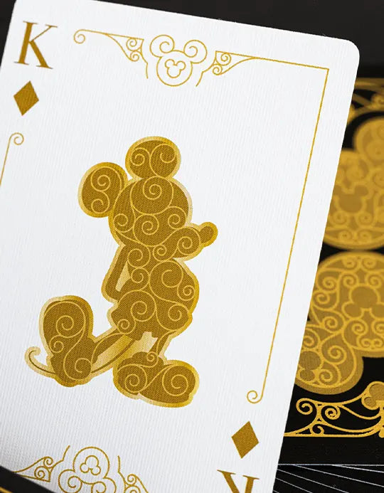 Bicycle Disney Mickey Mouse (Black and Gold) - Carti de joc
