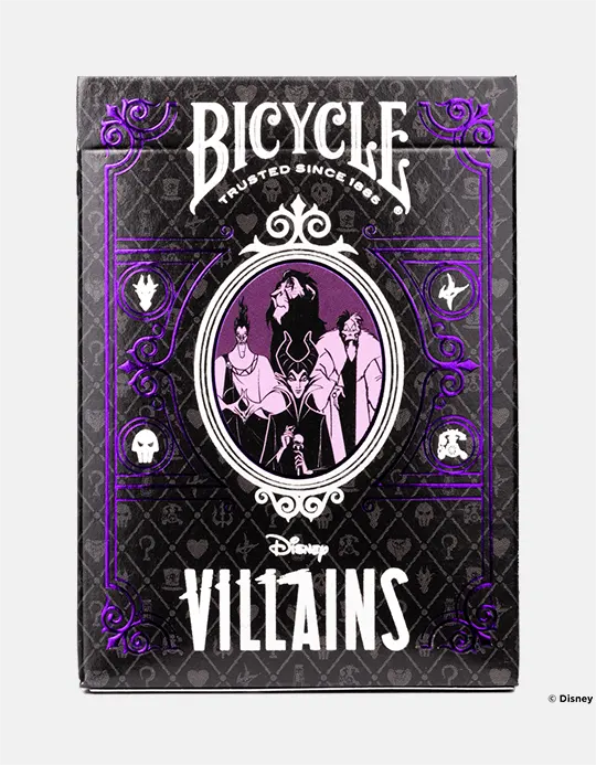 Bicycle Disney Villains - Mov - Carti de joc