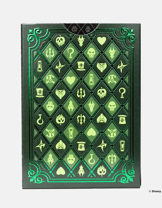 Bicycle Disney Villains - Verde - Carti de joc