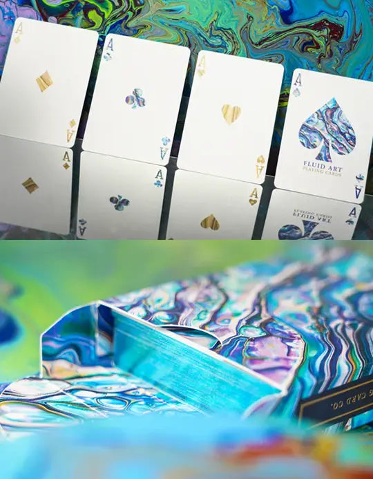 Fluid V3 Gilded Edition - Carti de joc deluxe