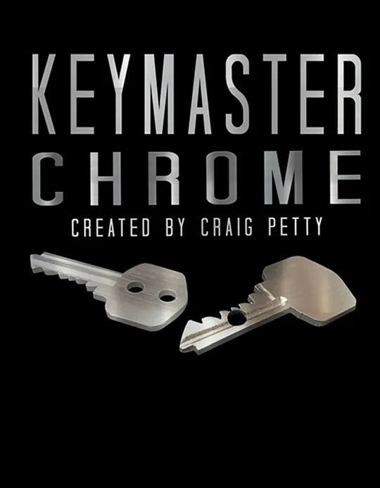 Keymaster Chrome (Gimmick si instructiuni online) by Craig Petty