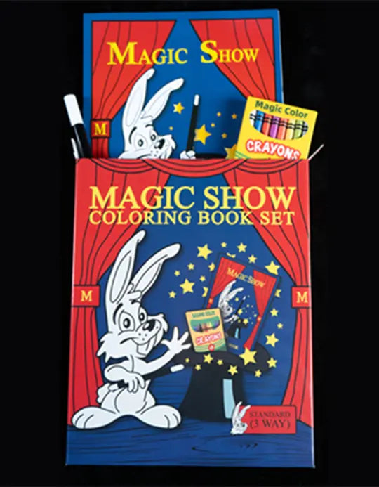 MAGIC SHOW SET - Carte de colorat standard (3 parti)