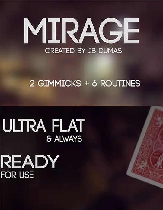 Mirage (Gimmicks and Online Instructions) by JB Dumas and David Stone