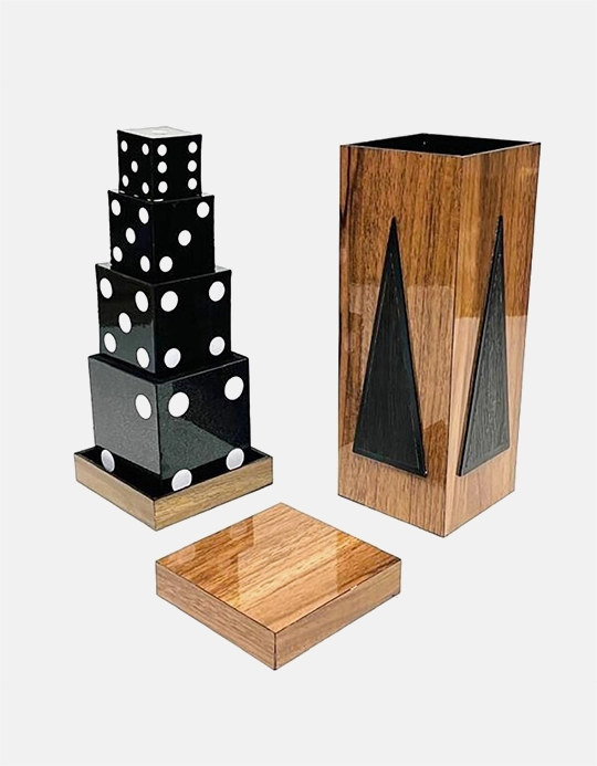 Dice Pyramid by Tora Magic