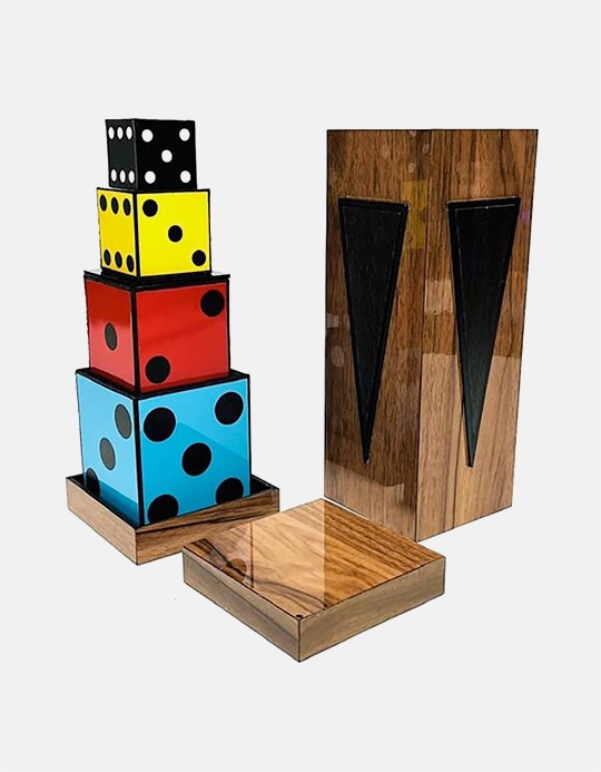 Dice Pyramid by Tora Magic