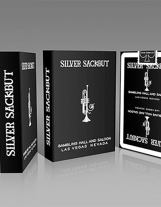Silver Sackbut - Carti De Joc - Negru