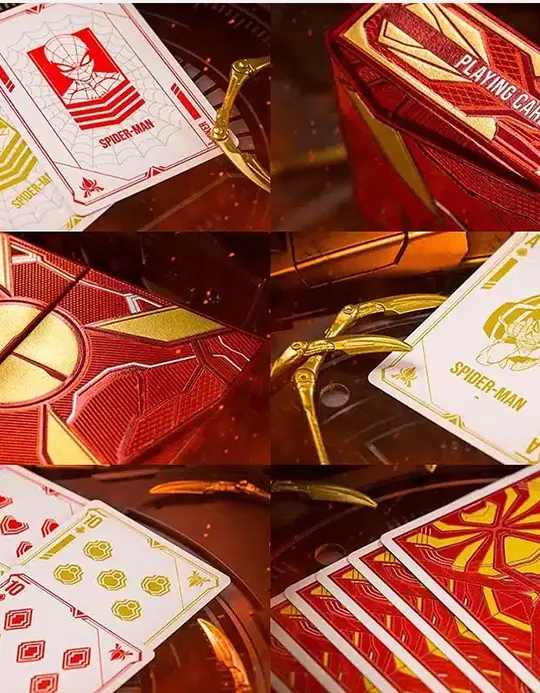 Spider-Man: Iron Spider Armor Playing Cards (Classic) - Ed limitata
