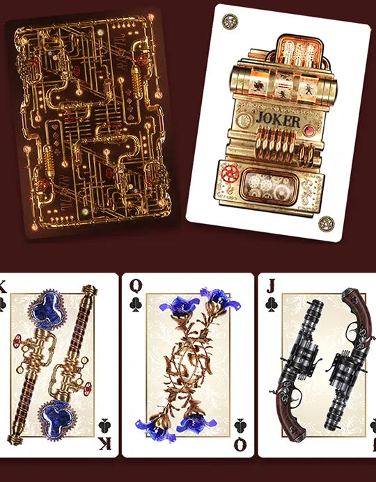 Victorian Steampunk (Gold) - Carti de joc