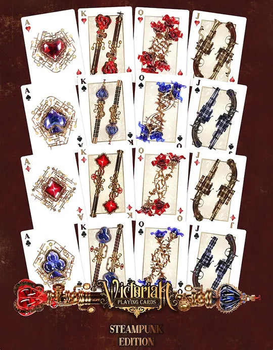 Victorian Steampunk (Silver) - Carti de joc