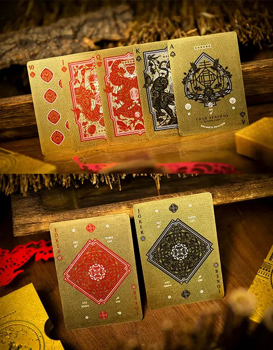 The Four Seasons Wooden Boxset - Set carti de joc ed. limitata deluxe