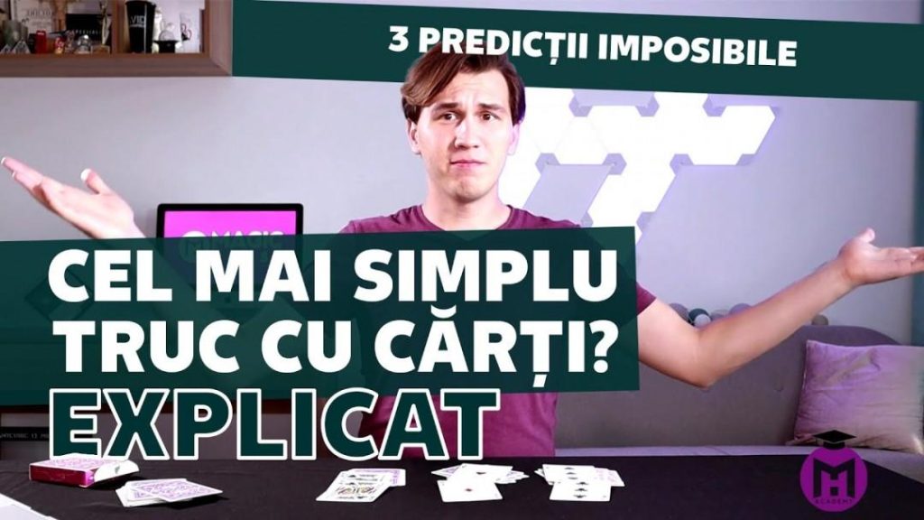 Cel mai simplu truc cu carti de joc- 3 predictii imposibile 2