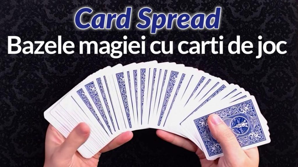 Card Spread - miscare de baza cu carti de joc
