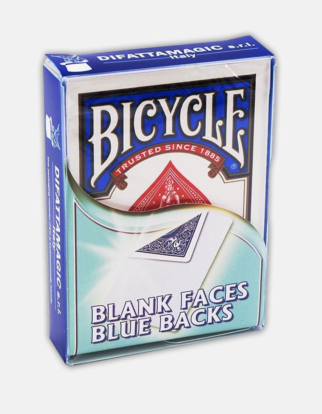 Bicycle - Fata alba spate albastru / Blank face Blue Back