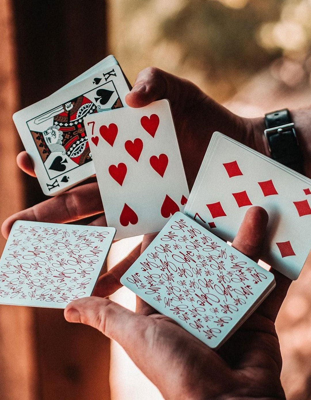 Love me - Carti de joc