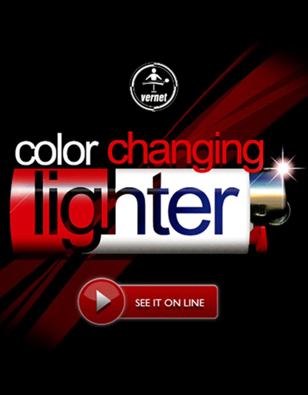 Fantasio Color changing Lighter by Vernet Magic