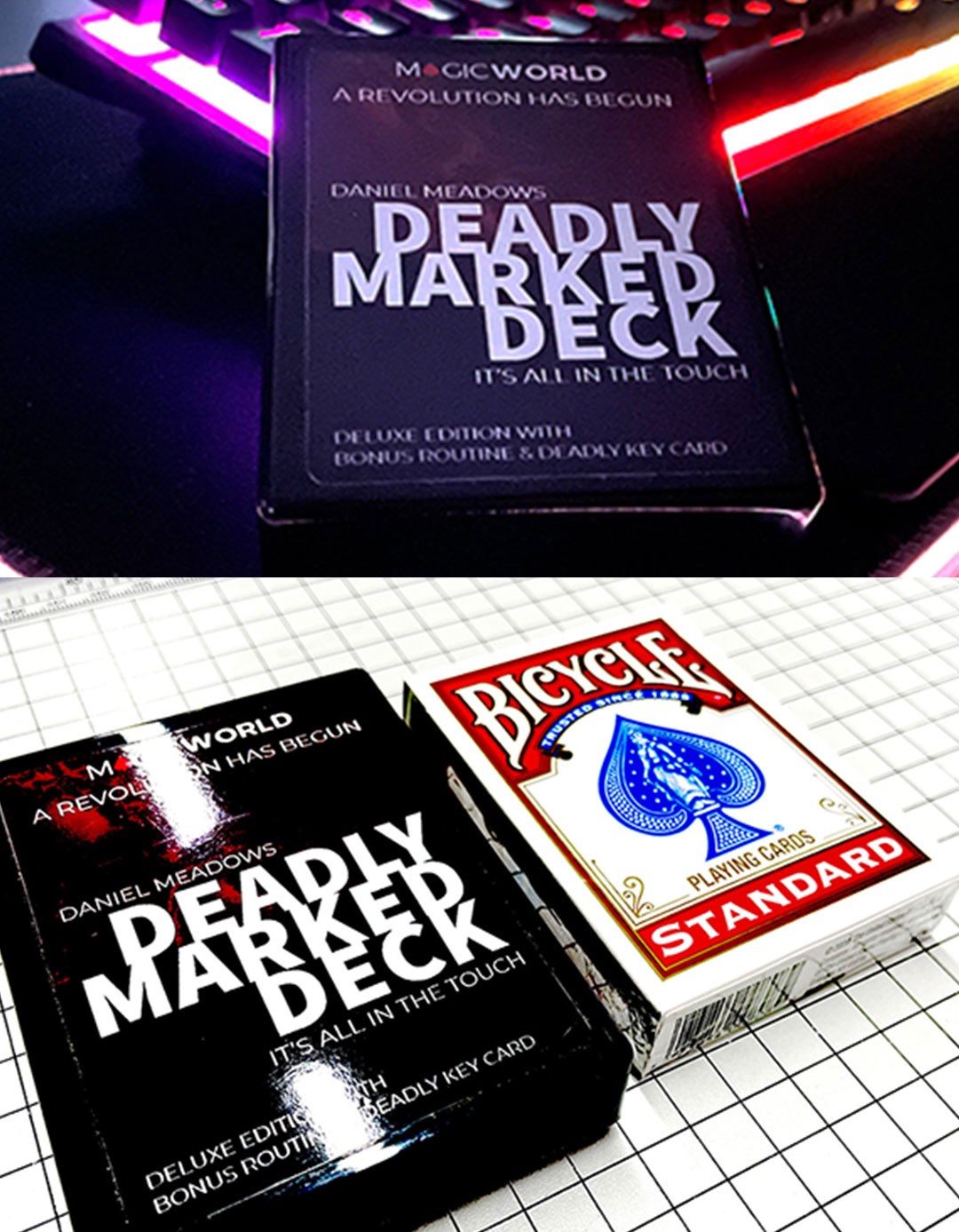 Deadly Marked Deck - Bicycle albastru