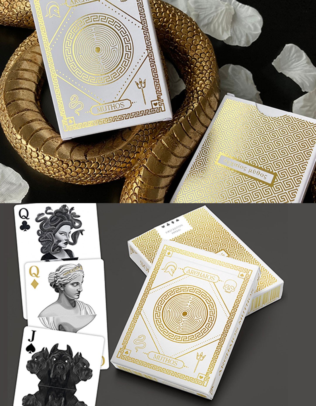 Archaios Muthos – White Edition - Carti de joc ed. limitata