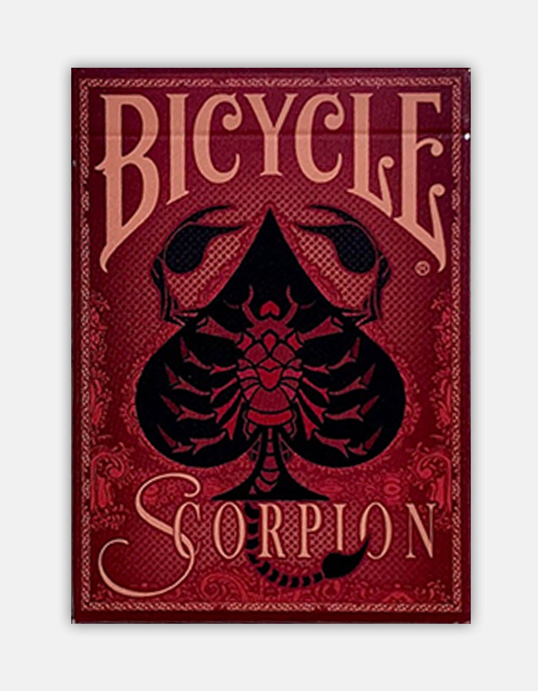 Bicycle Scorpion - Rosu - Carti de joc ed. limitata