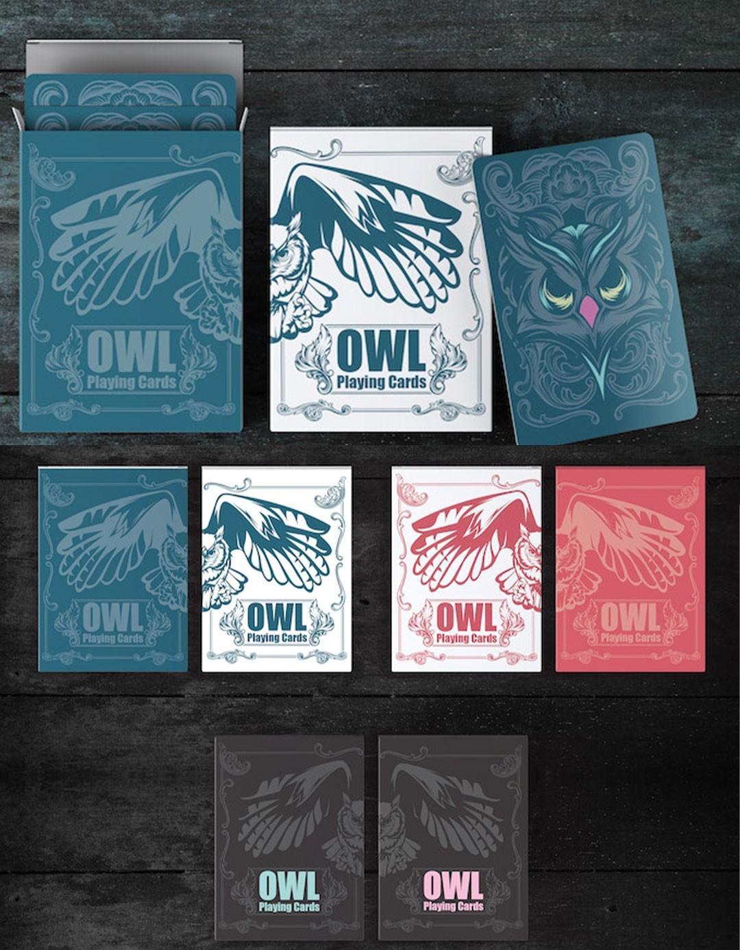 Owl Negru - Carti de joc