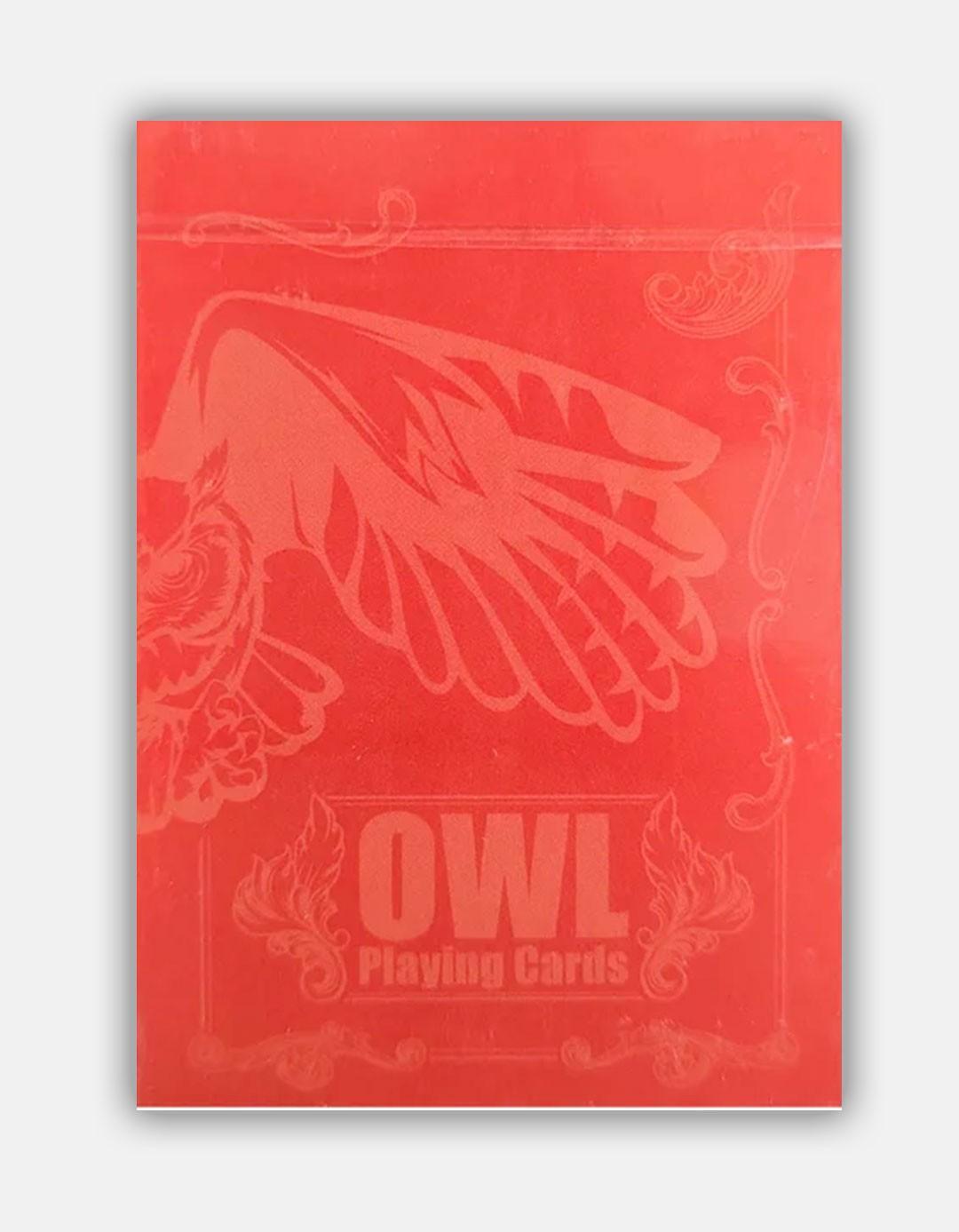 Owl Rosu - Carti de joc