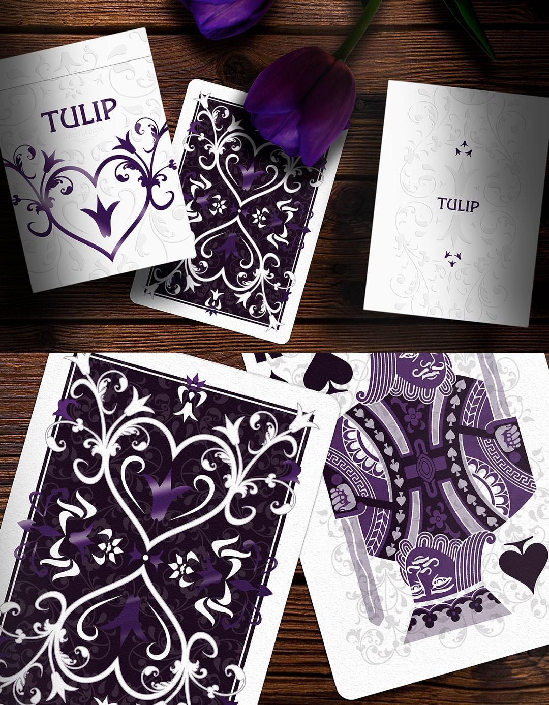 Purple Tulip - Dutch Card House Company - Carti de joc
