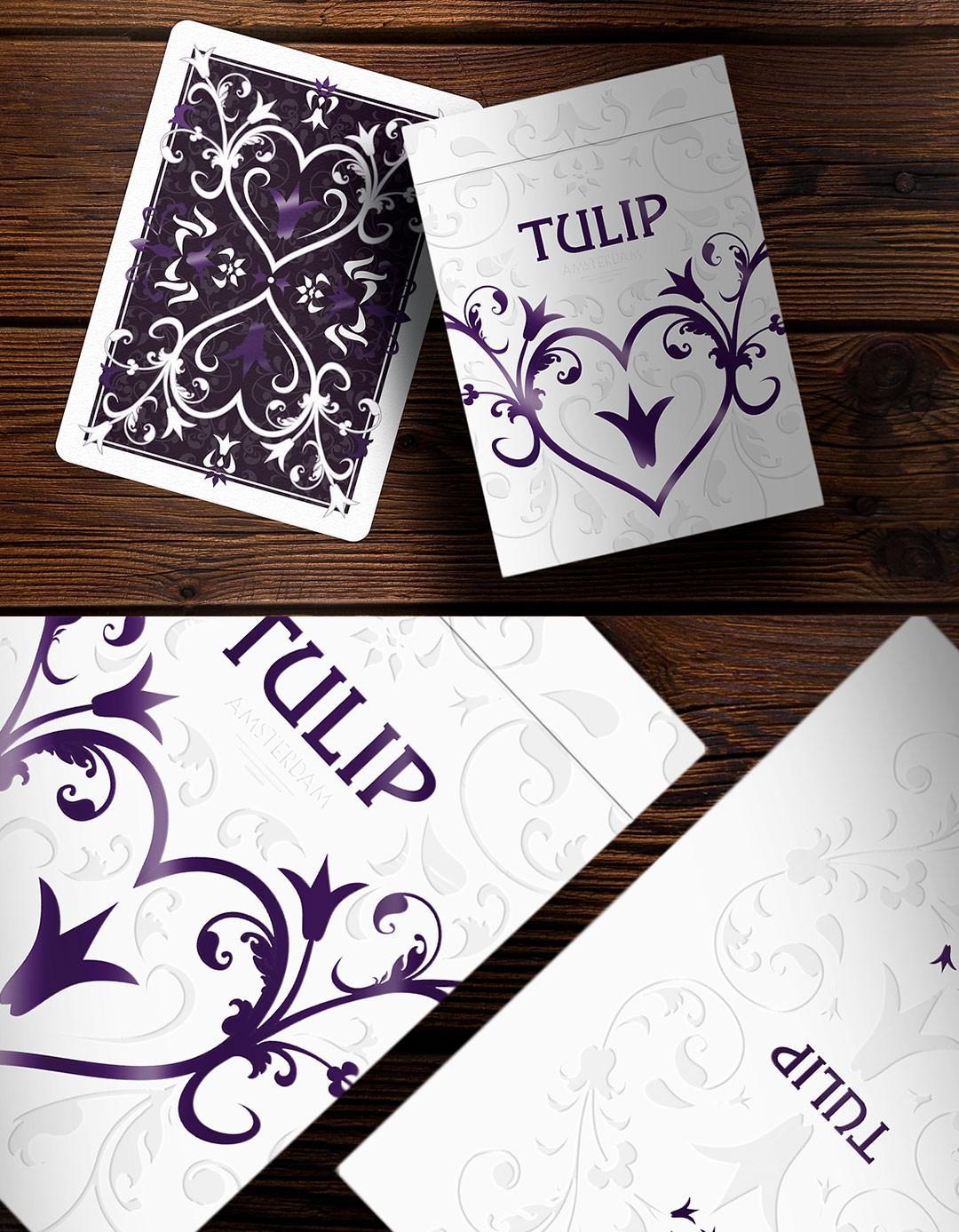 Purple Tulip - Dutch Card House Company - Carti de joc