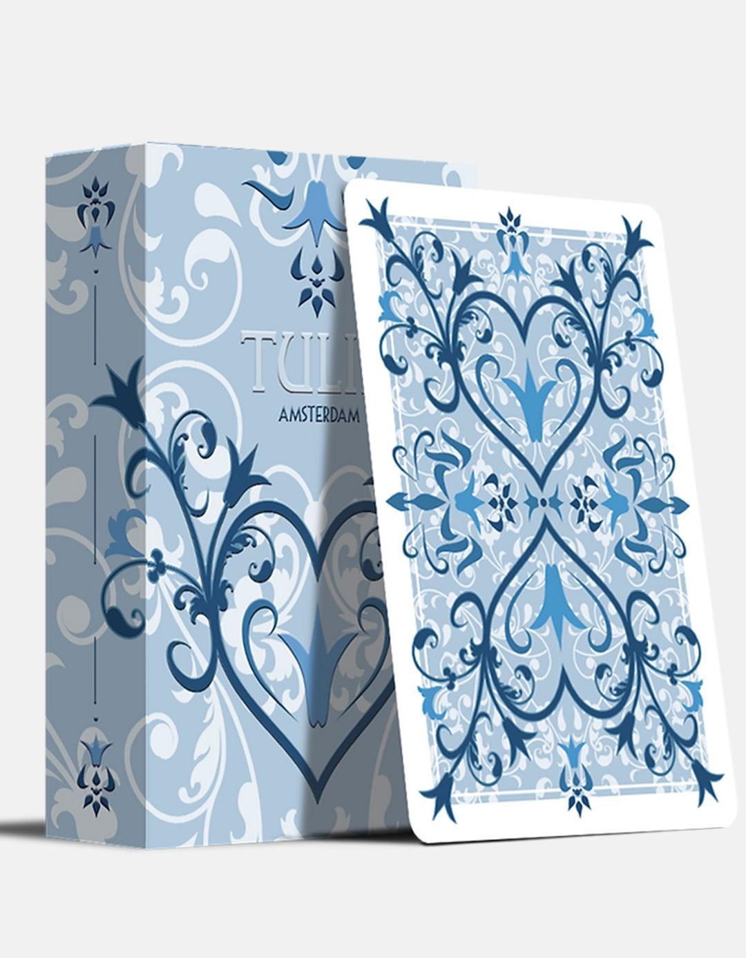 Light Blue Tulip - Dutch Card House Company - Carti de joc ed. limitata