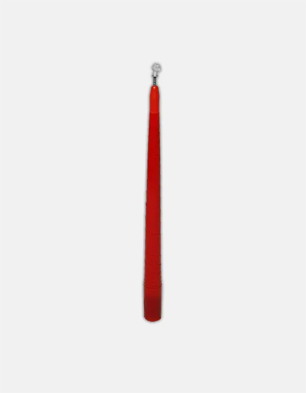 Appearing candle red