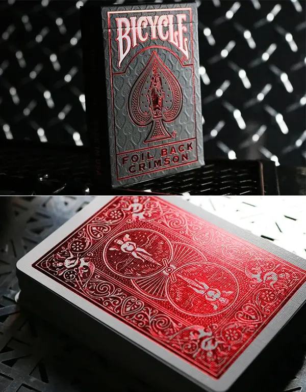 Bicycle MetalLuxe new Red cards 1