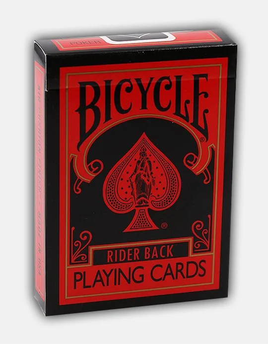carti de joc Bicycle-Reverse-Red-Black
