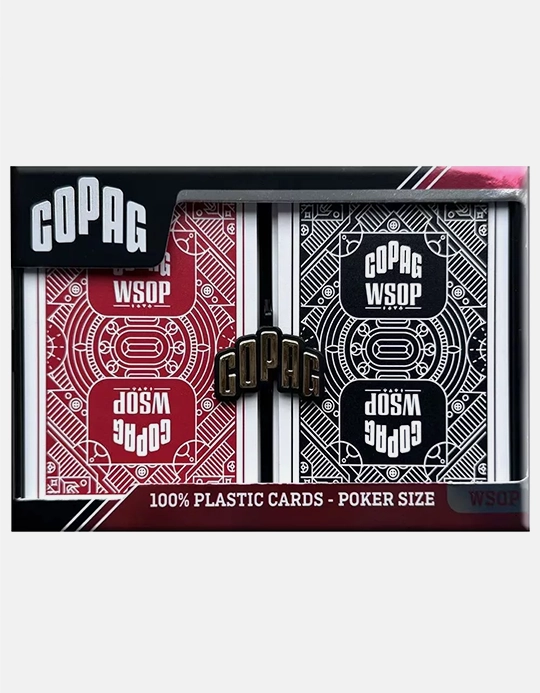 Set 2 Pachete Carti De Joc Copag 100% Plastic - Poker - WSOP