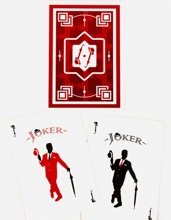 Deluxe Playing Cards - Red cards