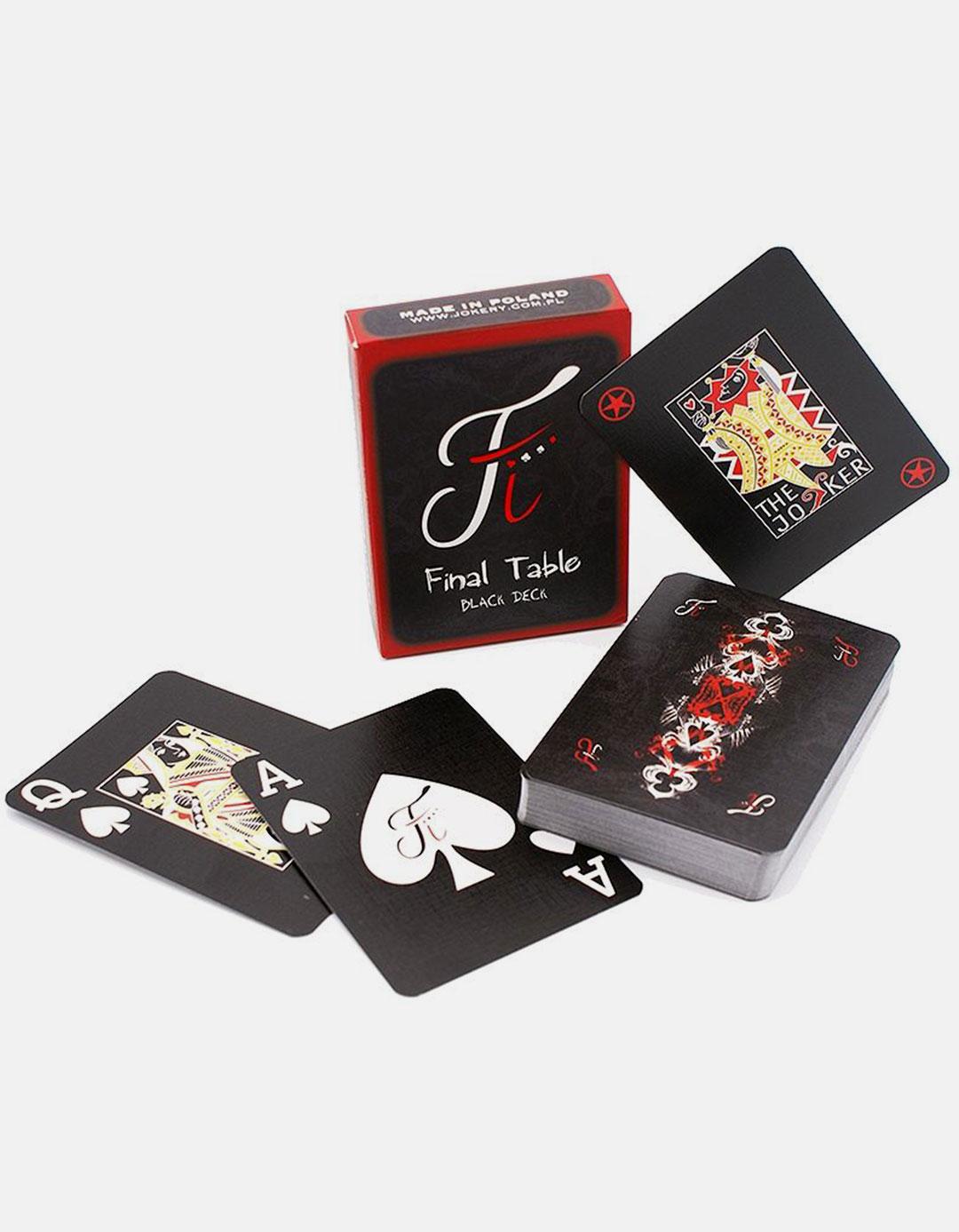 Final Table Black - Carti de joc