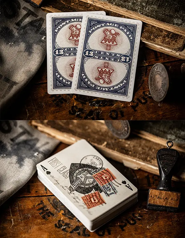 Postage Paid - Albastru - Carti de Joc