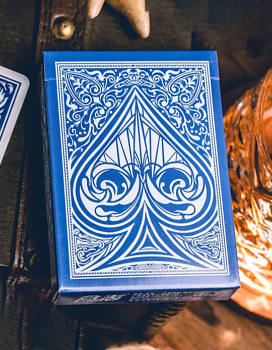 carti d ejoc Sanctuary-Blue-Playing-Cards