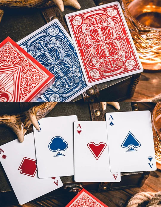 carti d ejoc Sanctuary-Blue-Playing-Cards