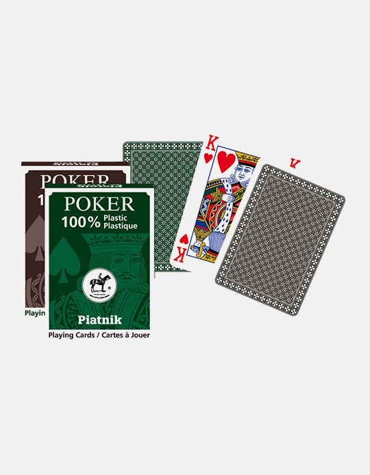 Set 2 pachete de carti de joc Piatnik 100% Plastic