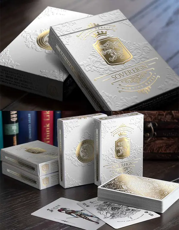 Sovereign (Alb) - Exquisite - Carti de Joc