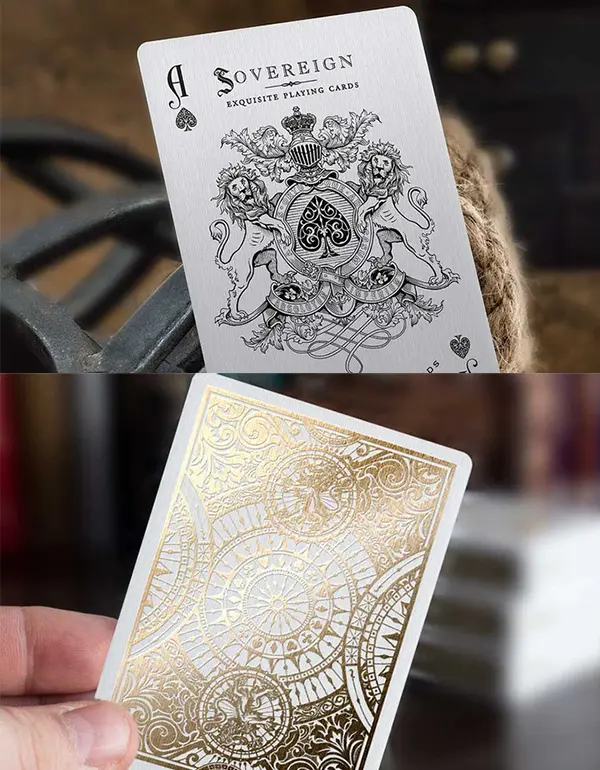 Sovereign (Alb) - Exquisite - Carti de Joc