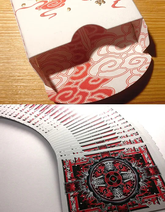 carti d ejoc Sumi-Kitsune-Tale-Teller-Craft-Letterpressed-Tuck-Playing-Cards-by-Card-Experiment