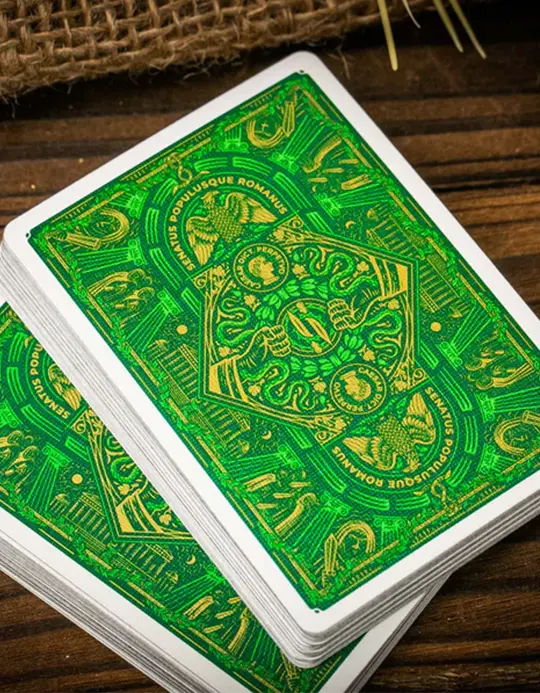 Caesar - Verde- Carti de joc ed. limitata