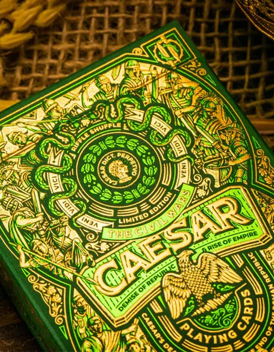 Caesar - Verde- Carti de joc ed. limitata