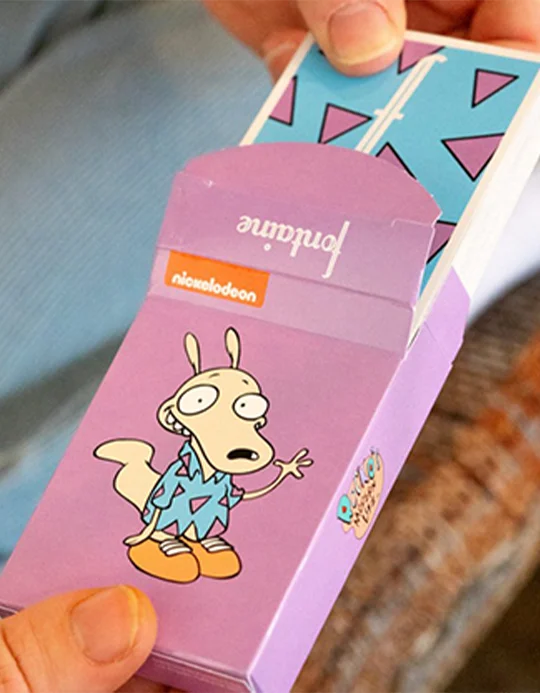 Fontaine Nickelodeon: Rockos - Carti de joc